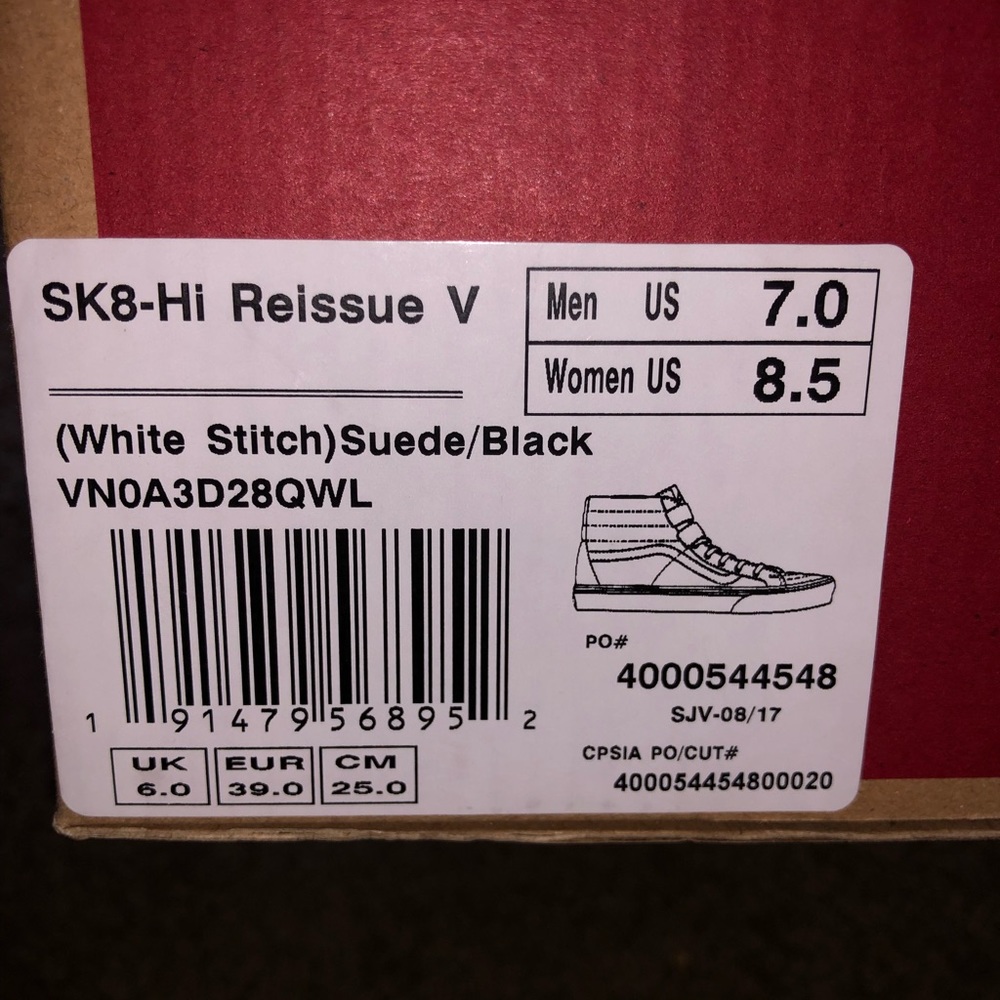 Black Hi--Top Vans